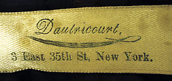 Mourning dress, silk, American