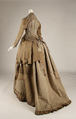 Afternoon dress, M. Switzer, silk, cotton, American