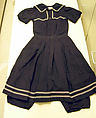 Bathing suit, Wanamaker's (American), silk, wool, cotton, American