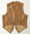 Vest, wool, cotton, silk, American or European