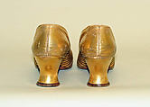 Evening shoes, Peal &amp; Co., Ltd. (British), leather, silk, British