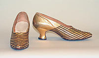 Evening shoes, Peal & Co., Ltd. (British), leather, silk, British