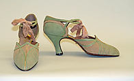 Evening shoes, Bob, Inc., N.Y. (American), leather, silk, American