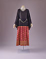 Dress, Paul Poiret (French, Paris 1879–1944 Paris), silk, metallic thread, French