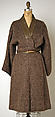 Suit, Bonnie Cashin (American, Oakland, California 1908–2000 New York), mohair, leather, American
