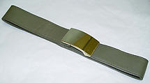 Belt, Bonnie Cashin  American, leather, metal, American