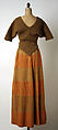 Evening ensemble, Bonnie Cashin (American, Oakland, California 1908–2000 New York), wool, leather, American