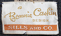 Coat, Bonnie Cashin (American, Oakland, California 1908–2000 New York), cotton, leather, American