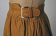 Ensemble, Bonnie Cashin (American, Oakland, California 1908–2000 New York), wool, leather, American