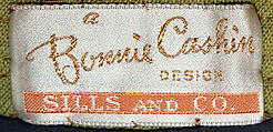 Ensemble, Bonnie Cashin (American, Oakland, California 1908–2000 New York), leather, wool, American