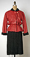 Suit, Bonnie Cashin (American, Oakland, California 1908–2000 New York), (a) leather; (b) wool, American