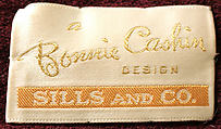 Suit, Bonnie Cashin (American, Oakland, California 1908–2000 New York), (a,b) wool, leather; (c) leather, American