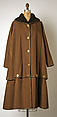 Coat, Bonnie Cashin (American, Oakland, California 1908–2000 New York), cotton, leather, acrylic, metal, American