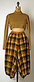 Ensemble, Bonnie Cashin (American, Oakland, California 1908–2000 New York), wool, leather, American