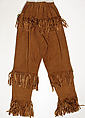 Trousers, Bonnie Cashin  American, leather, American