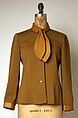 Pantsuit, Bonnie Cashin (American, Oakland, California 1908–2000 New York), (a) wool, leather; (b) cotton, leather, American
