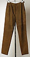 Ensemble, Bonnie Cashin (American, Oakland, California 1908–2000 New York), wool, leather, American