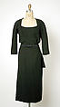 Dress, Gilbert Adrian (American, Naugatuck, Connecticut 1903–1959 Hollywood, California), wool, American
