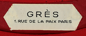 Evening ensemble, Madame Grès (Germaine Émilie Krebs) (French, Paris 1903–1993 Var region), silk, French