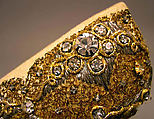 Shoes, House of Dior (French, founded 1946), silk, leather, metallic threads, plastic, glass, French