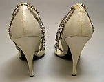 Evening shoes, House of Dior (French, founded 1946), [no medium available], French