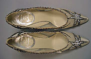 Evening shoes, House of Dior (French, founded 1946), [no medium available], French