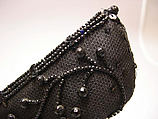 Evening shoes, House of Dior (French, founded 1946), nylon, leather, glass, plastic, French