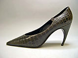 Shoes, House of Dior (French, founded 1946), leather, silk, French