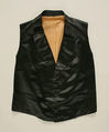 Suit, (a, b) wool; (c, d) silk; (e, f) leather, cotton, American