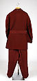 Lounge suit, wool, silk, American