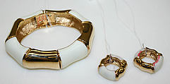 Jewelry set, glass, American