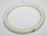 Bangle bracelet, plastic, Italian