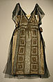 Evening dress, Bergdorf Goodman (American, founded 1899), silk, cotton, glass, metallic thread, American