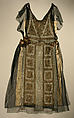 Evening dress, Bergdorf Goodman (American, founded 1899), silk, cotton, glass, metallic thread, American