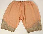 Bloomers, Christophe, silk, cotton, French