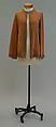 Ensemble, Paul Poiret (French, Paris 1879–1944 Paris), wool, metal, leather, French