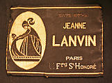 Coat, House of Lanvin (French, founded 1889), wool, silk, French