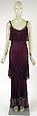 Evening dress, Madeleine Vionnet (French, Chilleurs-aux-Bois 1876–1975 Paris), (a) silk, cotton
(b) silk, French