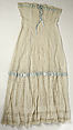 Slip, linen, cotton, French