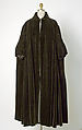 Evening coat, House of Balenciaga (French, founded 1937), silk, French