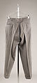 Trousers, Orser & Terrizzi (American), wool, American