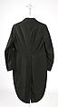 Tail coat, Orser &amp; Terrizzi (American), wool, silk, American
