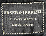Tail coat, Orser &amp; Terrizzi (American), wool, silk, American