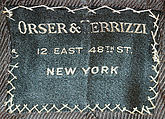 Suit, Orser & Terrizzi (American), wool, American