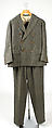 Suit, Orser & Terrizzi  American, wool, American