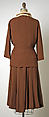 Wedding ensemble, Hattie Carnegie, Inc. (American, 1918–1965), (a) silk, fur
(b, c, e) silk
(d, f) silk, cotton, American