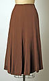 Wedding ensemble, Hattie Carnegie, Inc. (American, 1918–1965), (a) silk, fur
(b, c, e) silk
(d, f) silk, cotton, American