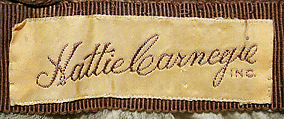 Wedding ensemble, Hattie Carnegie, Inc. (American, 1918–1965), (a) silk, fur
(b, c, e) silk
(d, f) silk, cotton, American