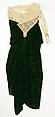 Evening dress, Callot Soeurs (French, active 1895–1937), silk, cotton, metal, glass, French