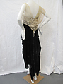 Evening dress, Callot Soeurs (French, active 1895–1937), silk, cotton, metal, glass, French